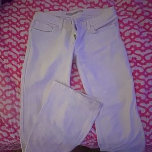 JOES LOW WAISTED WHITE JEANS